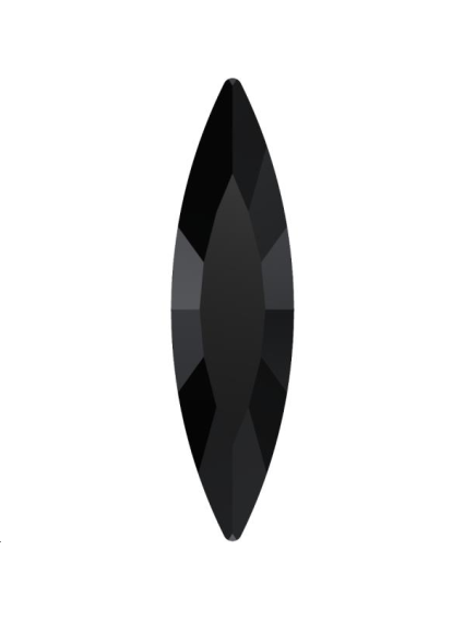 Navette 35x9,5mm jet unfoiled