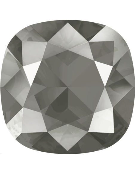 Cabochon carré 10mm crystal dark gr