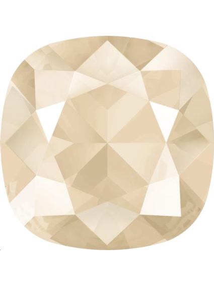 Cabochon carré 10mm crystal ivory