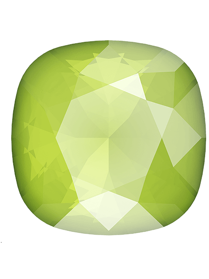 Cabochon carré 10mm cr lime