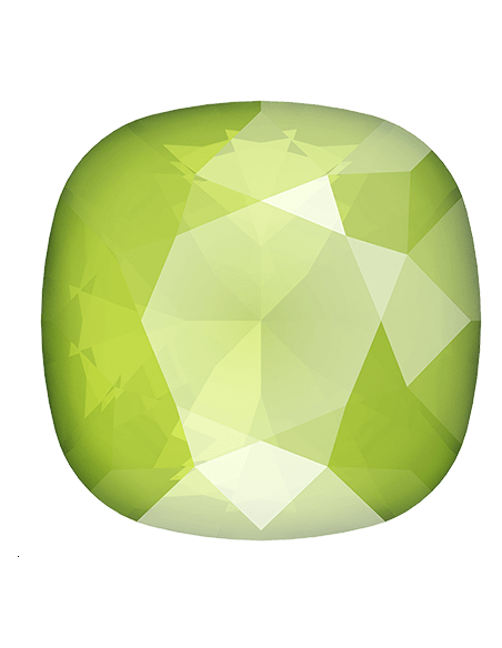 Cabochon carré 10mm cr lime