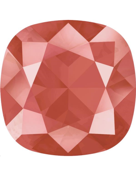 Cabochon carré 10mm cr l. coral