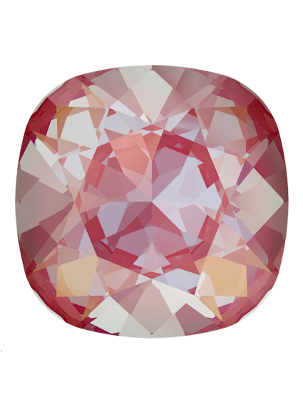 Cabochon carré 10mm crystal lotus