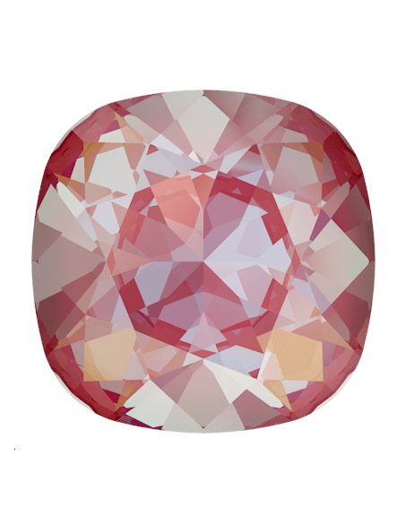 Cabochon carré 10mm crystal lotus