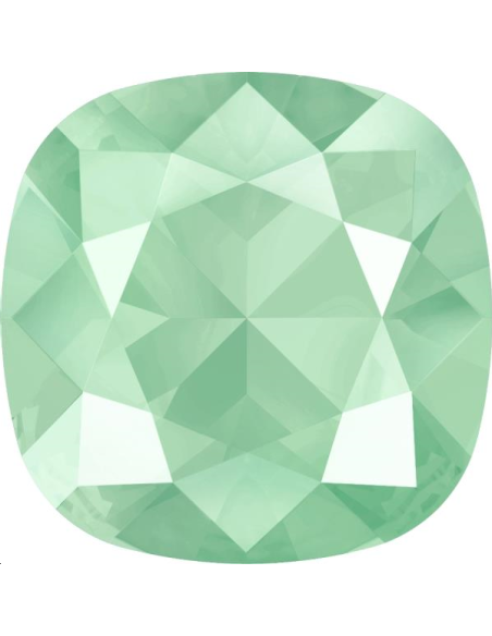 Cabochon carré 10mm cr mint green  Cabochon carré 10mm cr mint green