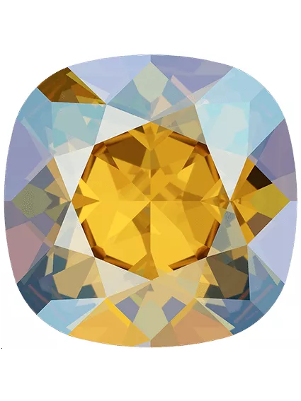 Cabochon carré 10mm light topaz shi