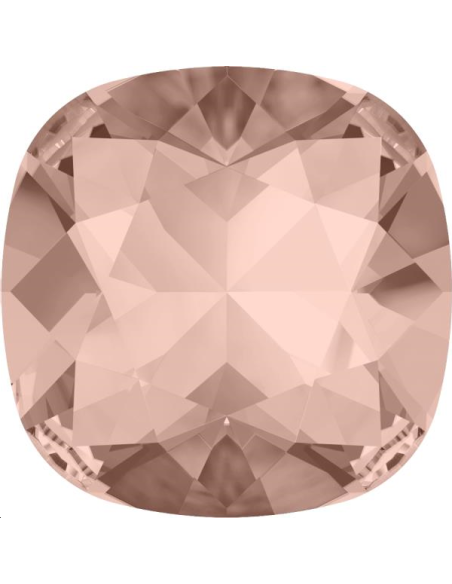 Cabochon carré 12mm vintage rose fo