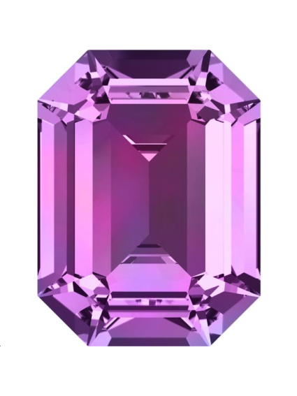 Cabochon14X10 mm Amethyst foiled