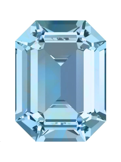 Cabochon14X10mm Aquamarine foiled