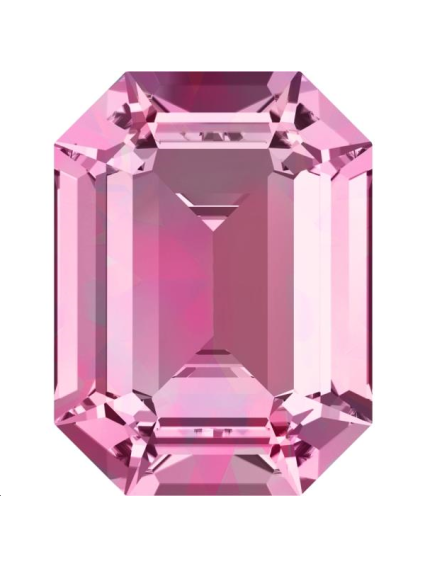Cabochon 14X10mm Rose foiled