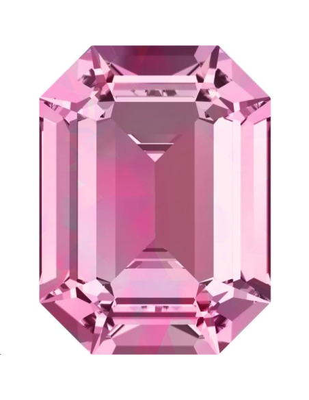 Cabochon 14X10mm Rose foiled