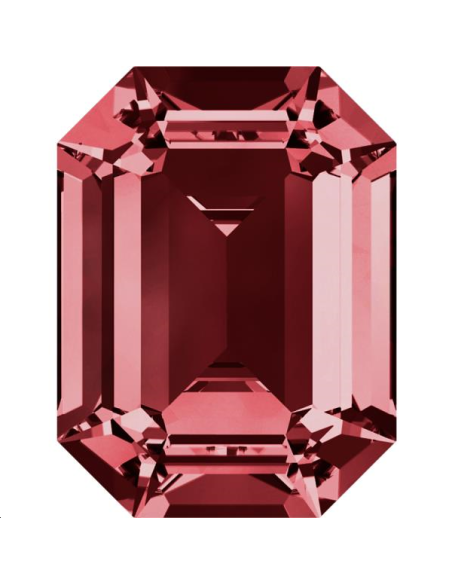 Rectangle 18X13mm Siam foiled