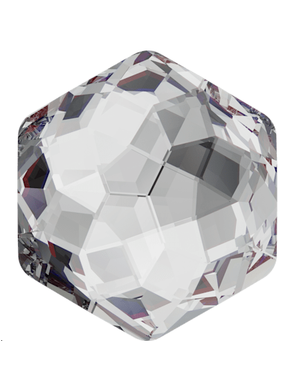 Fantasy hexagon 7,8x8,7mm crystal