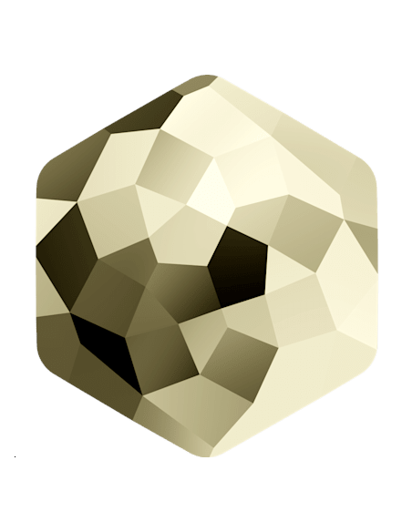 Fantasy hexagon 7,8x8,7mm crystal 