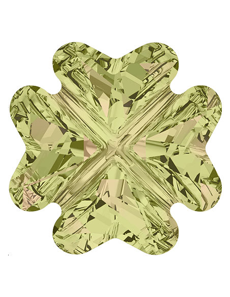 Clover 23mm crystal luminous green
