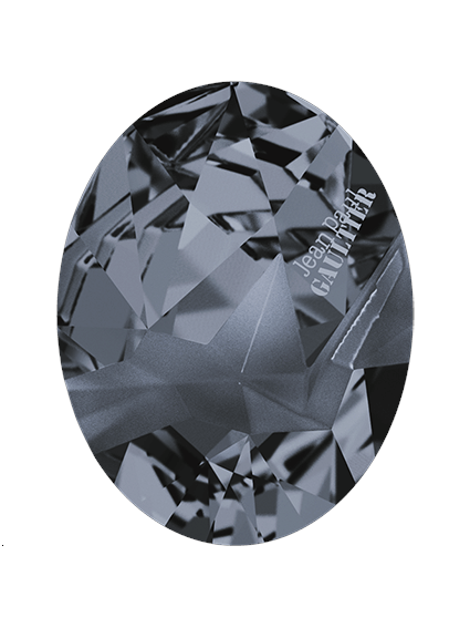 Kaputt oval 23x18mm Cr silver night