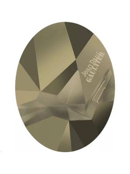 Kaputt oval 23x18mm Cr met l.gold