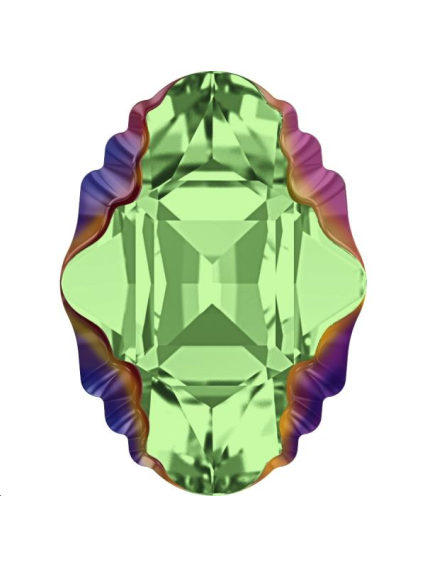 Oval tribe 19x14mm peridot sc green