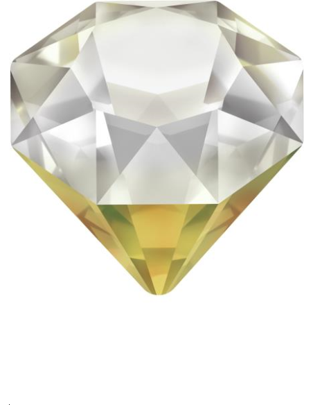 Tilted chaton 12mm cr.tabac 