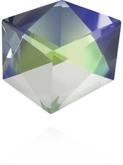 Tilted dice 19mm crystal sahara cal