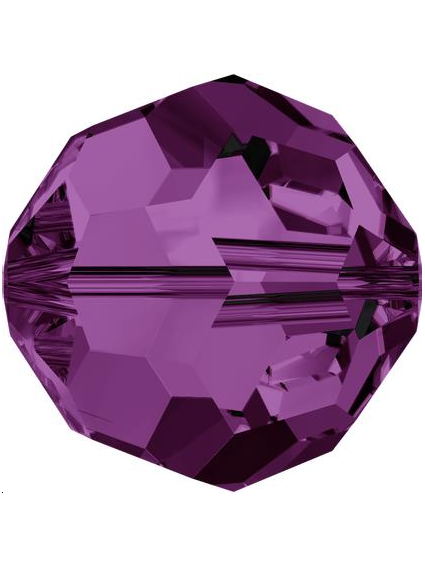 Lot ronde 2mm amethyst