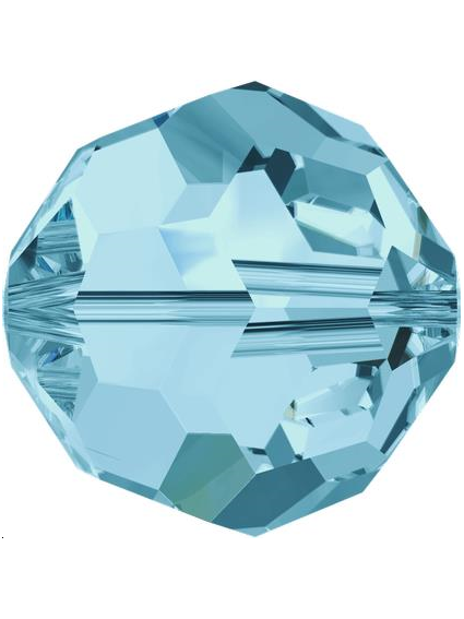 Lot ronde 2mm aquamarine