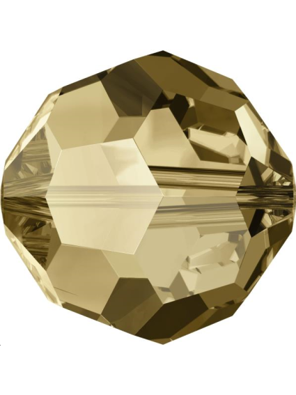 Ronde 3mm crystal bronze shade