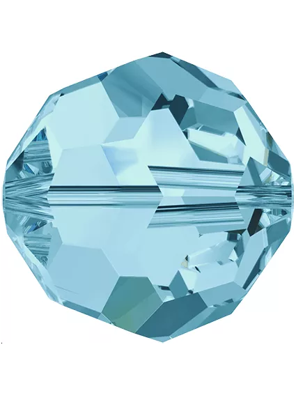 ronde 4mm aquamarine