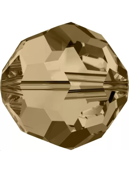 ronde 4mm crystal golden shadow