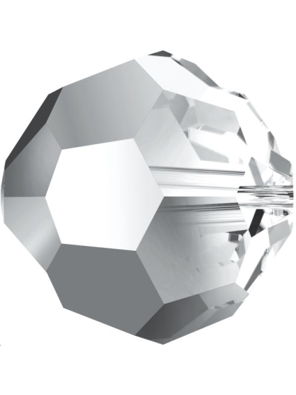 ronde 4mm crystal light chrome