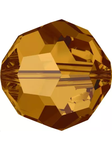 ronde 4mm crystal copper