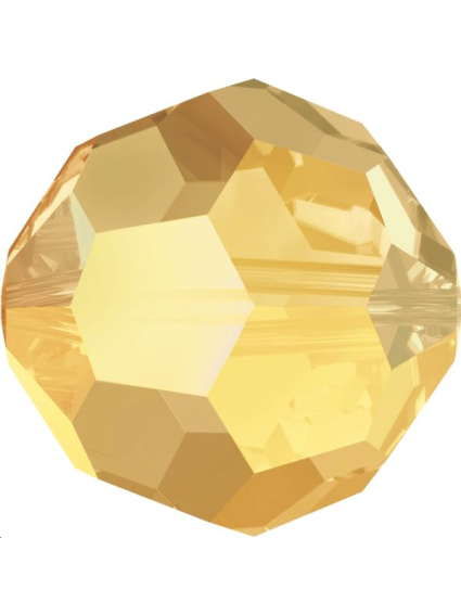 ronde 4mm crystal metallic Sunshine