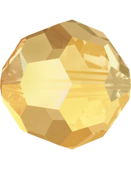 ronde 4mm crystal metallic Sunshine