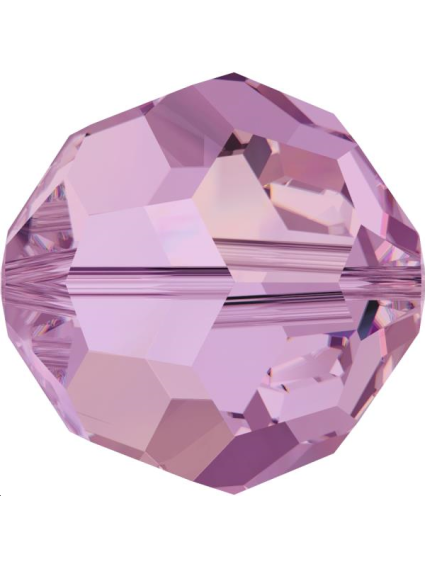 ronde 4mm crystal Lilac shadow