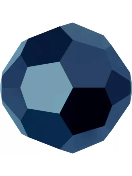 ronde 4mm crystal metallic blue