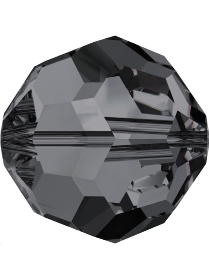 ronde 4mm crystal silver night