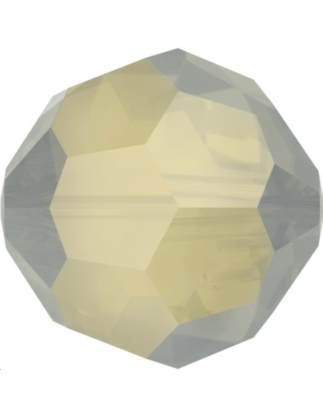ronde 4mm light grey opal