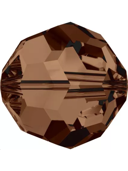 ronde 4mm smoked topaz