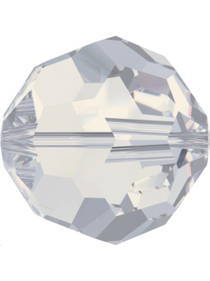 ronde 4mm white opal