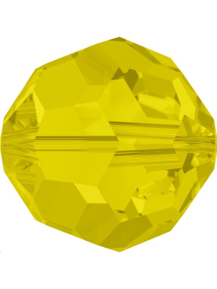 ronde 4mm yellow opal