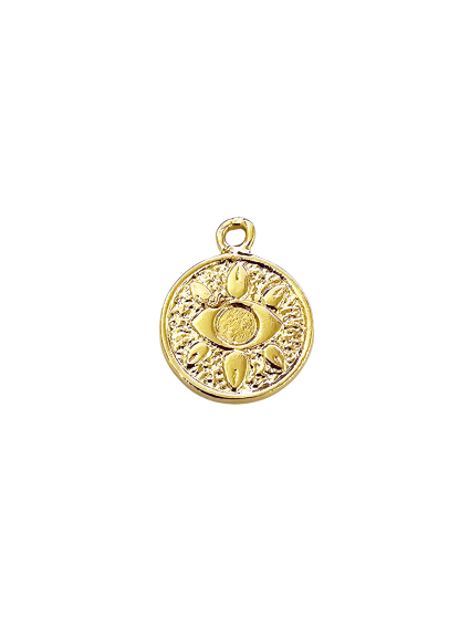 Pendentif rond décor œil