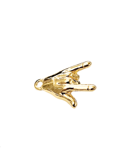 Pendentif main rock'n'roll