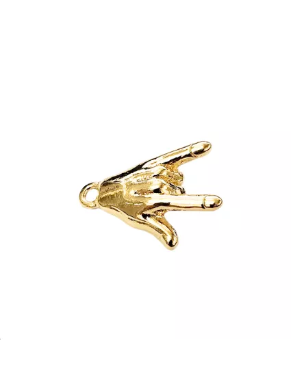 Pendentif main rock'n'roll