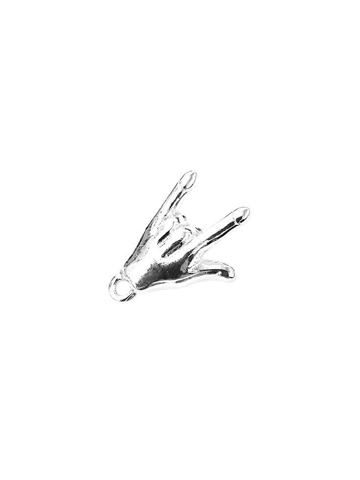 Pendentif main rock'n'roll