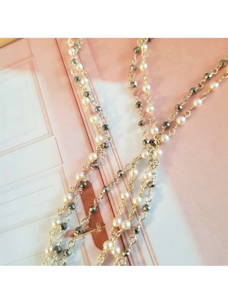 Maillage de perles sur fil laiton- Formation Bijou