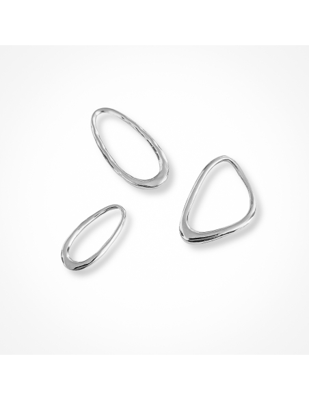 Anneau goutte irrégulière 29x14mm Anneau goutte irrégulière 29x14mm