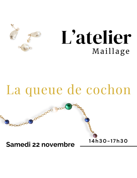 Atelier bijou le maillage- Pearl Access- Marseille