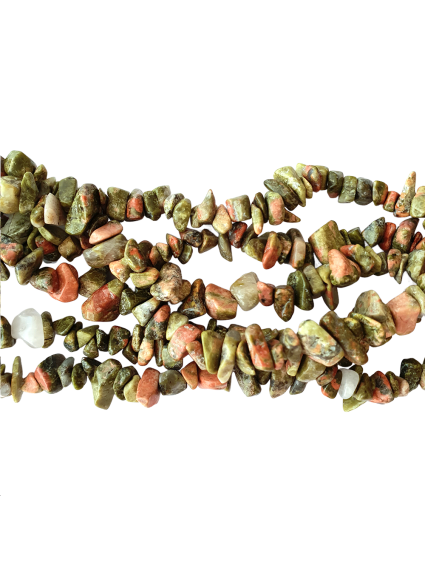 Unakite chips 5-8mm