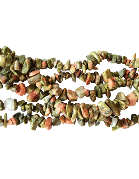 Unakite chips 5-8mm
