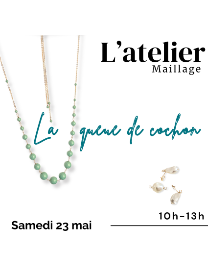 Atelier diy queue de cochon - Atelier bijoux Pearl Access